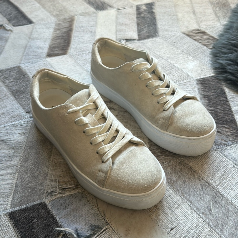 NEW REPUBLIC suede platform sneakers